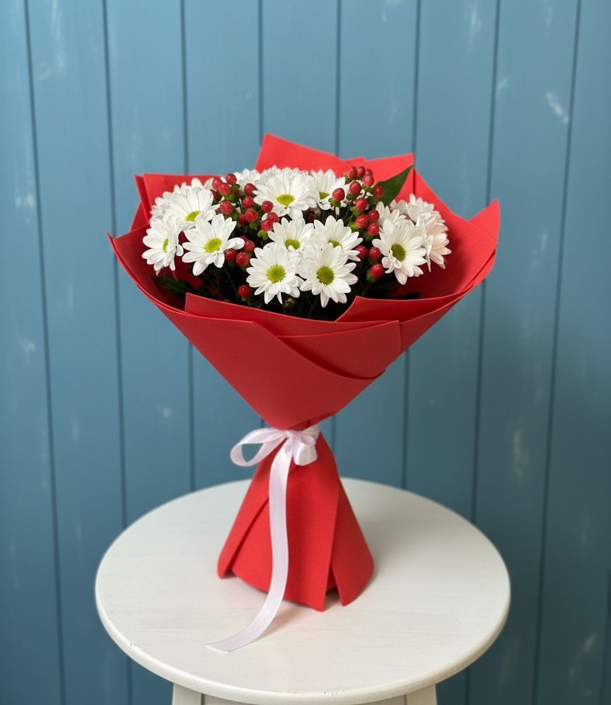 Букет цветов из: Хризантемы в Бичуре