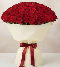 Букет 101 Красная роза Милано в Бичуре