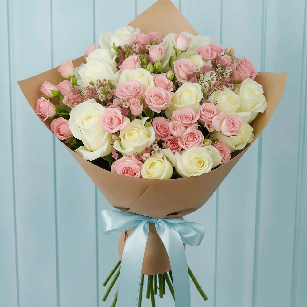 Букет цветов из: Розы в Бичуре