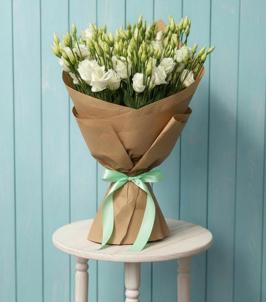 Букет цветов из: Лизиантусы в Бичуре