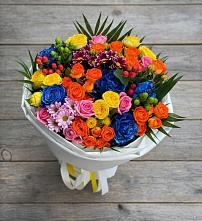 Букет цветов из:  Розы и Хризантемы #REPLACE_PRED# Бичуре