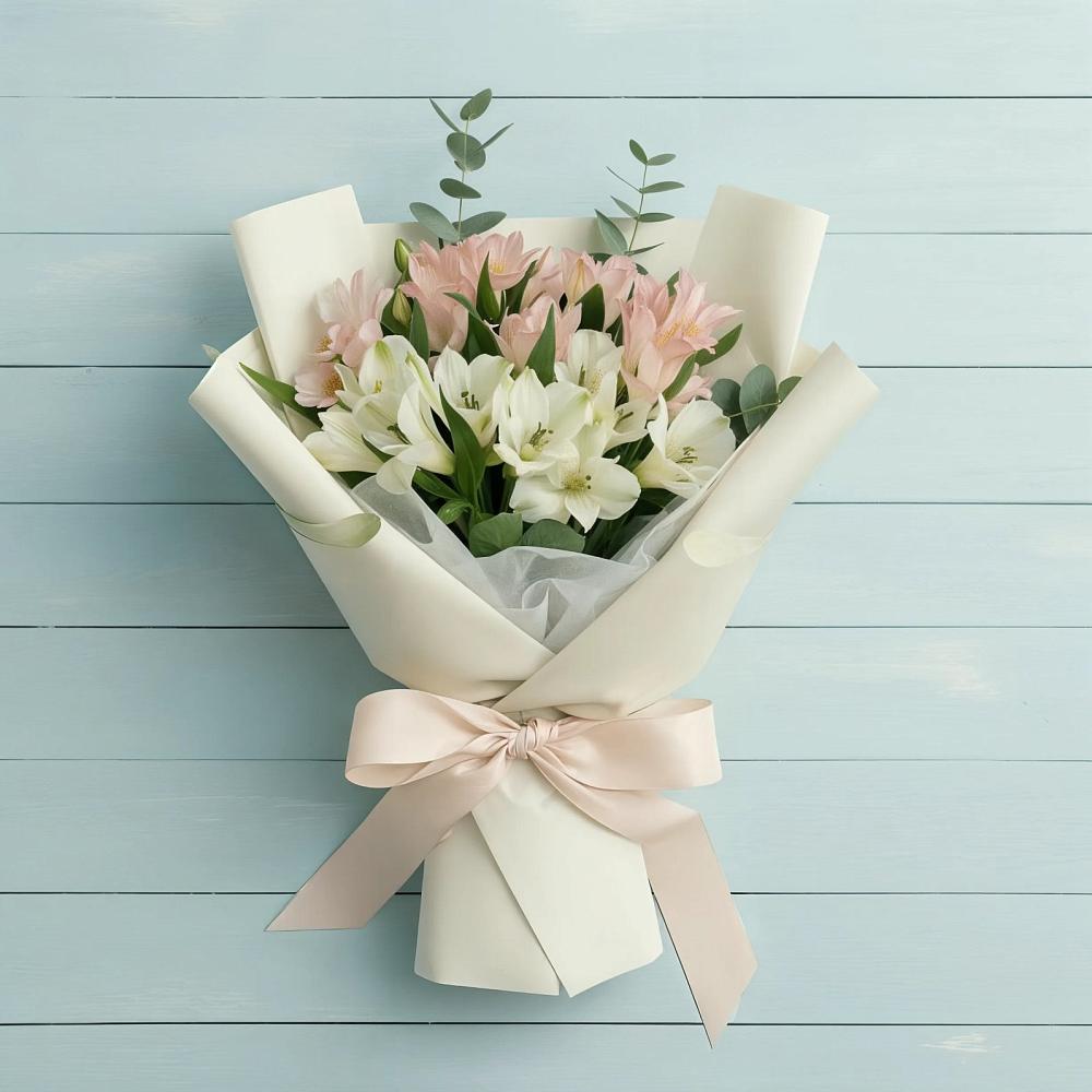 Букет цветов из: Альстромерии в Бичуре