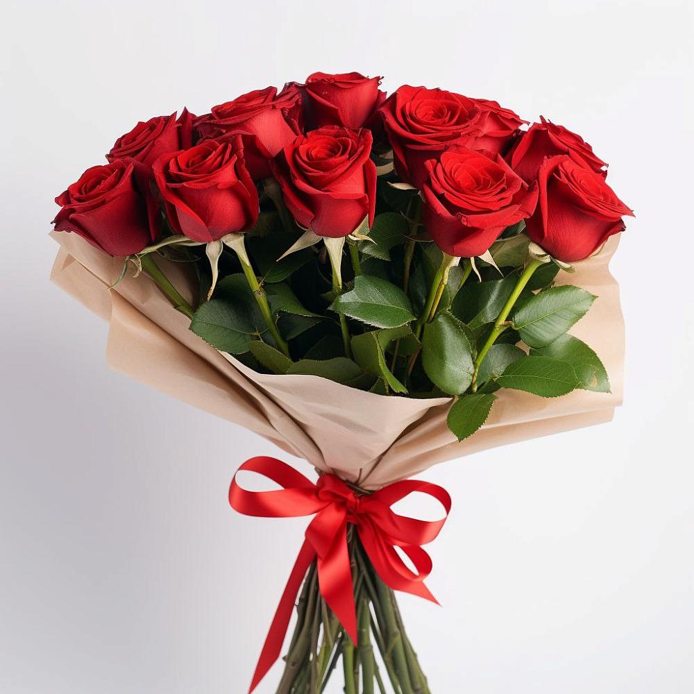 Букет 11 Красных роз Эдлесс Лав в Бичуре